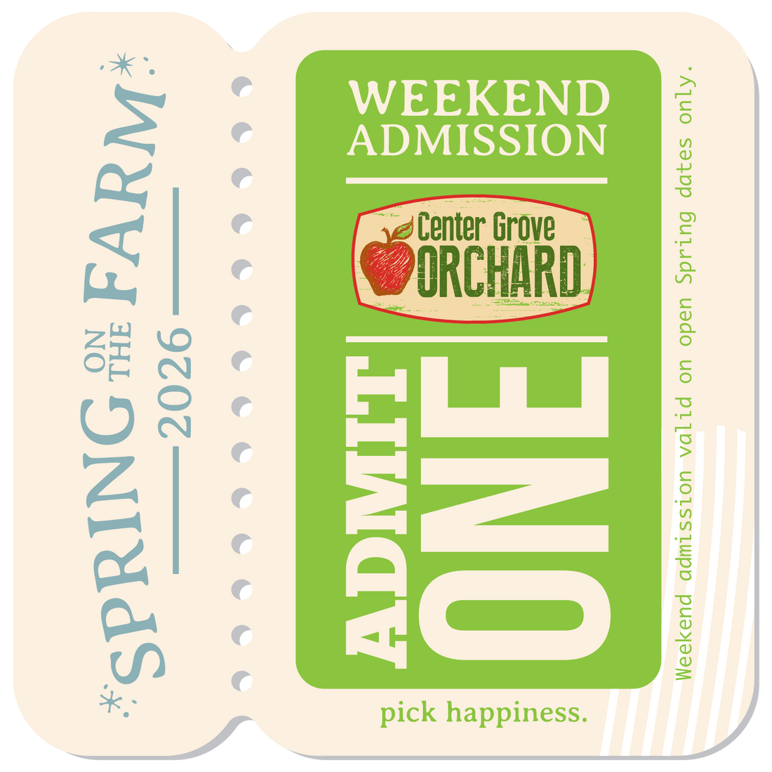 2026 Spring Weekend Admission