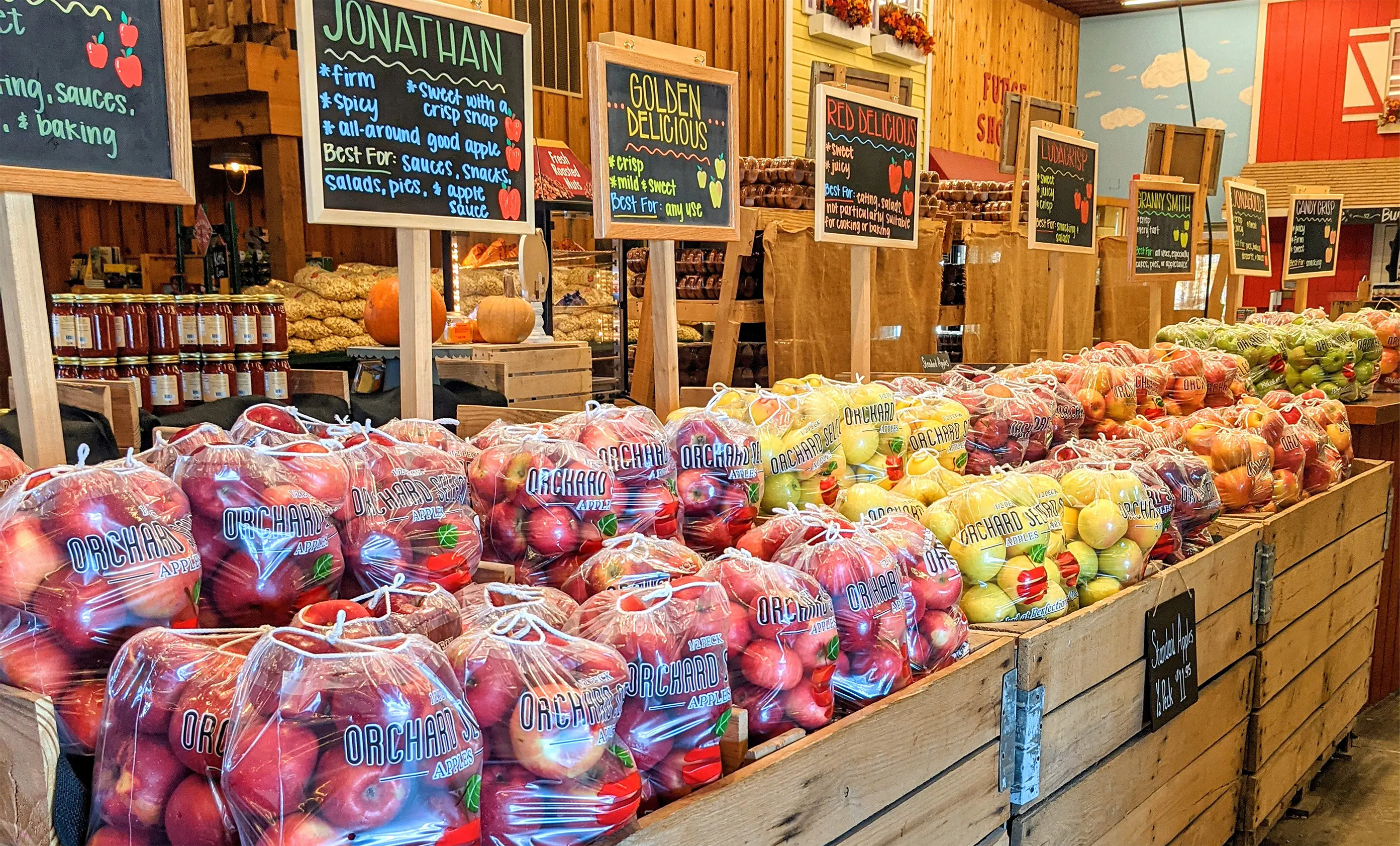 Interior of Center Grove Orchard
